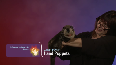 Folkmanis Handpuppe Flussotter Demo