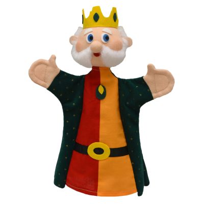 Punch and Judy Hand Puppet King Valentin - munabo