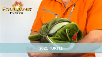 Folkmanis Handpuppe große Schildkröte Demo 2