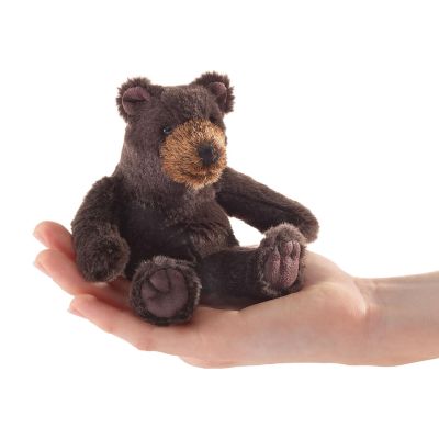 Folkmanis Mini Sitting Bear Finger Puppet