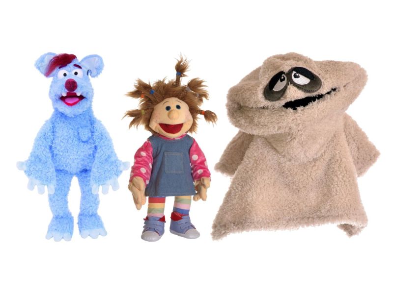 Living Puppets Handpuppen Woozle Goozle, Ilselotte Keksberg und Jammerlappen