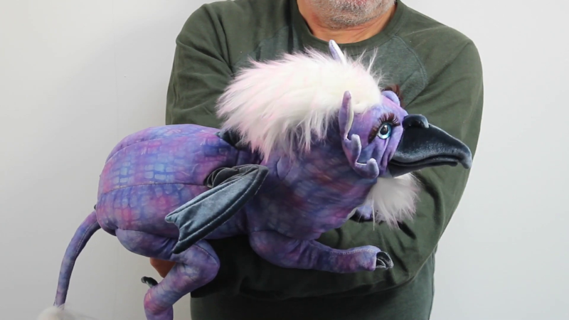 Folkmanis Handpuppe Schnabeldrache Demo