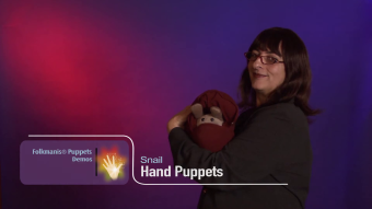 Folkmanis Snail Hand Puppet Demo