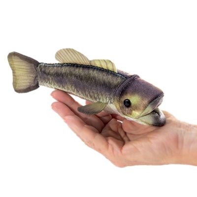 Folkmanis Mini Largemouth Bass Finger Puppet