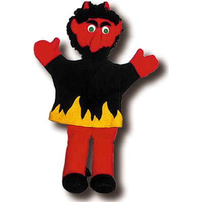 Punch and Judy Hand Puppet Devil - munabo
