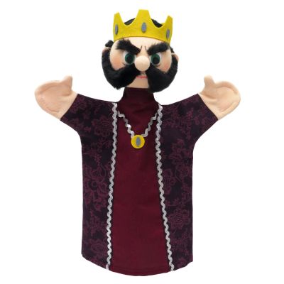 Punch and Judy Hand Puppet King (evil) - munabo