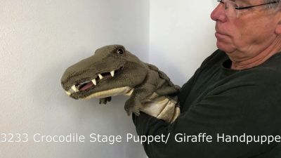 Folkmanis Handpuppe Krokodil (Stage Puppet) Demo