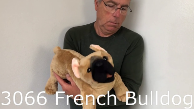 Folkmanis Handpuppe französische Bulldogge Demo 2