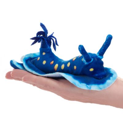 Folkmanis Fingerpuppe mini blaue Nacktkiemenschnecke
