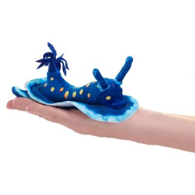 Folkmanis Fingerpuppe mini blaue Nacktkiemenschnecke