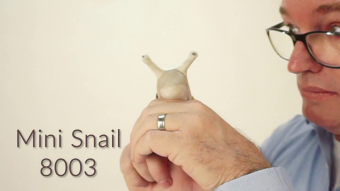 Folkmanis Fingerpuppe mini Schnecke Demo