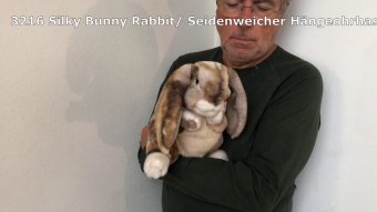 Folkmanis Silky Bunny Rabbit Hand Puppet Demo