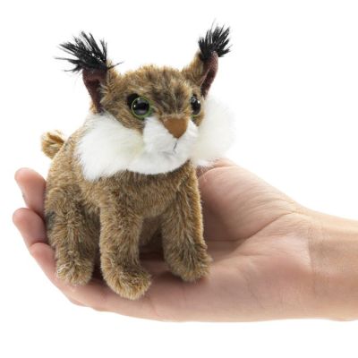 Folkmanis Mini Bobcat Finger Puppet