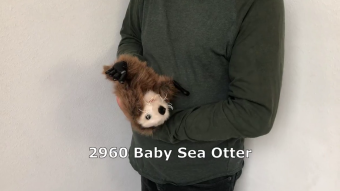 Folkmanis Handpuppe Seeotter-Baby Demo