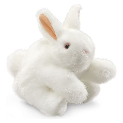 Folkmanis White Bunny Hand Puppet