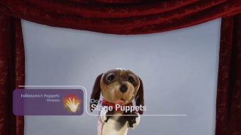 Folkmanis Handpuppe Hund (Stage Puppet) Demo