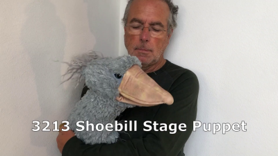 Folkmanis Handpuppe Schuhschnabel (Stage Puppet) Demo