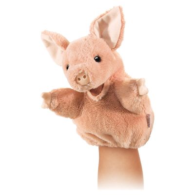 Folkmanis Little Pig Hand Puppet (Small Stage Puppet)