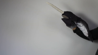 Folkmanis Handpuppe Narwal Demo