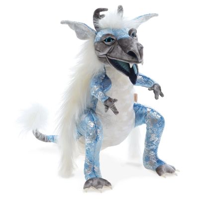 Folkmanis Ice Dragon Hand Puppet
