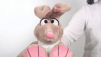 Living Puppets Handpuppe Hironimus Muffelfuß der Hase Demo