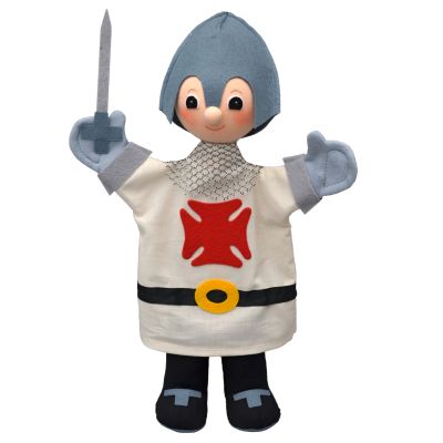 Punch and Judy Hand Puppet Knight - munabo