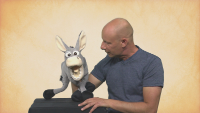 Living Puppets Handpuppe Fridulin der Esel Demo