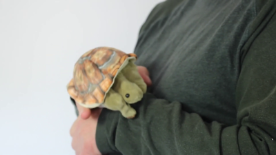 Folkmanis Mini Tortoise Finger Puppet Demo