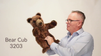 Folkmanis Bear Cub Hand Puppet Demo