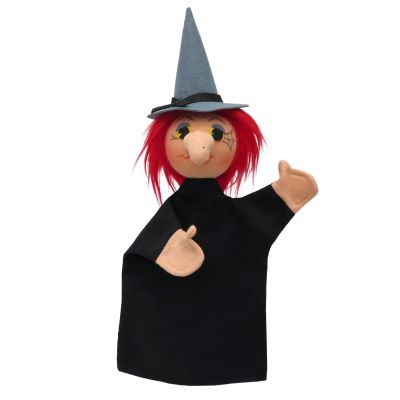 Punch and Judy Witch (Black) Hand Puppet - munabo