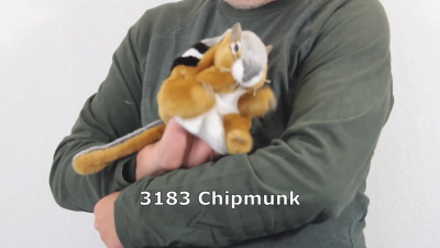 Folkmanis Handpuppe Streifenhörnchen Demo
