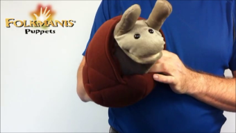 Folkmanis Snail Hand Puppet Demo 2