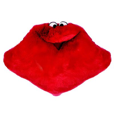 Living Puppets cuddle pillow red