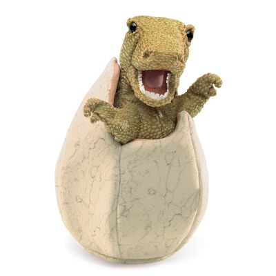 Folkmanis Dinosaur Baby in Egg Hand Puppet
