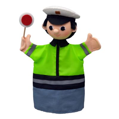 Punch and Judy Hand Puppet Policeman - munabo