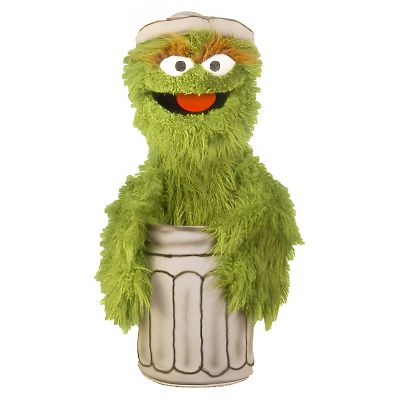 Living Puppets Handpuppe GROSSER Oskar aus der Tonne - Sesamstrasse