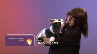 Folkmanis Goat Hand Puppet Demo