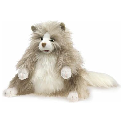 Folkmanis Handpuppe flauschige Katze