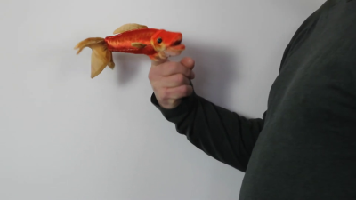 Folkmanis Mini Goldfish Finger Puppet Demo