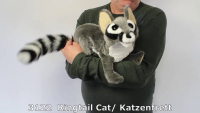 Folkmanis Handpuppe Katzenfrett Demo