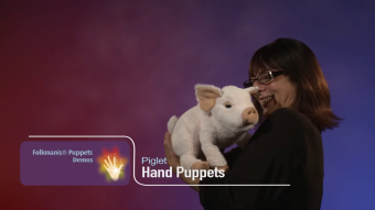 Folkmanis Handpuppe Ferkel Demo