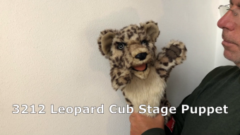 Folkmanis Leopard Cub Hand Puppet (Stage Puppet) Demo